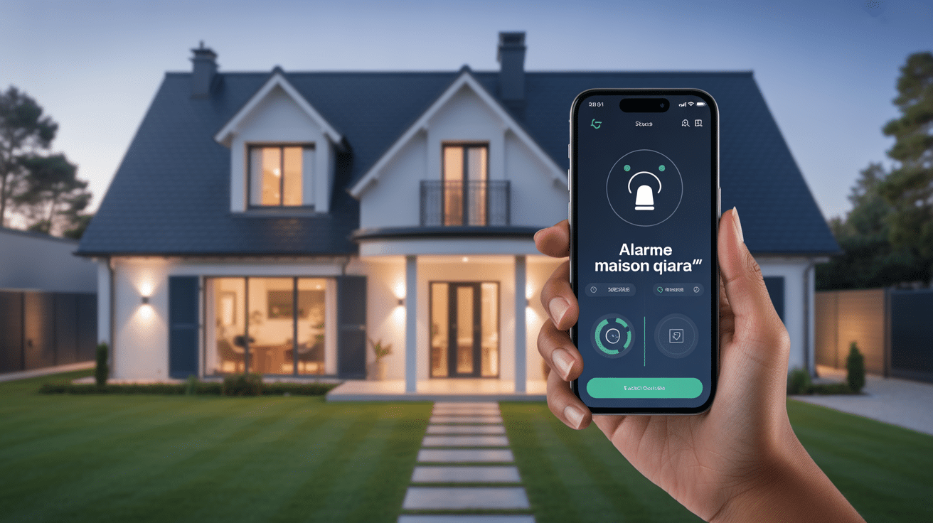Alarme maison Qiara avec detecteurs et application mobile