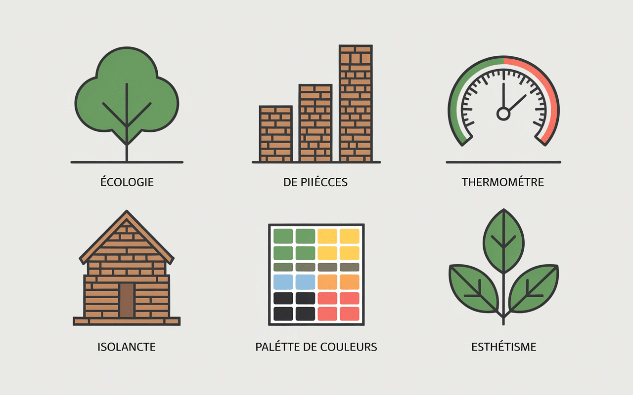 Illustration avantages écologique économique esthétique extension maison en bois