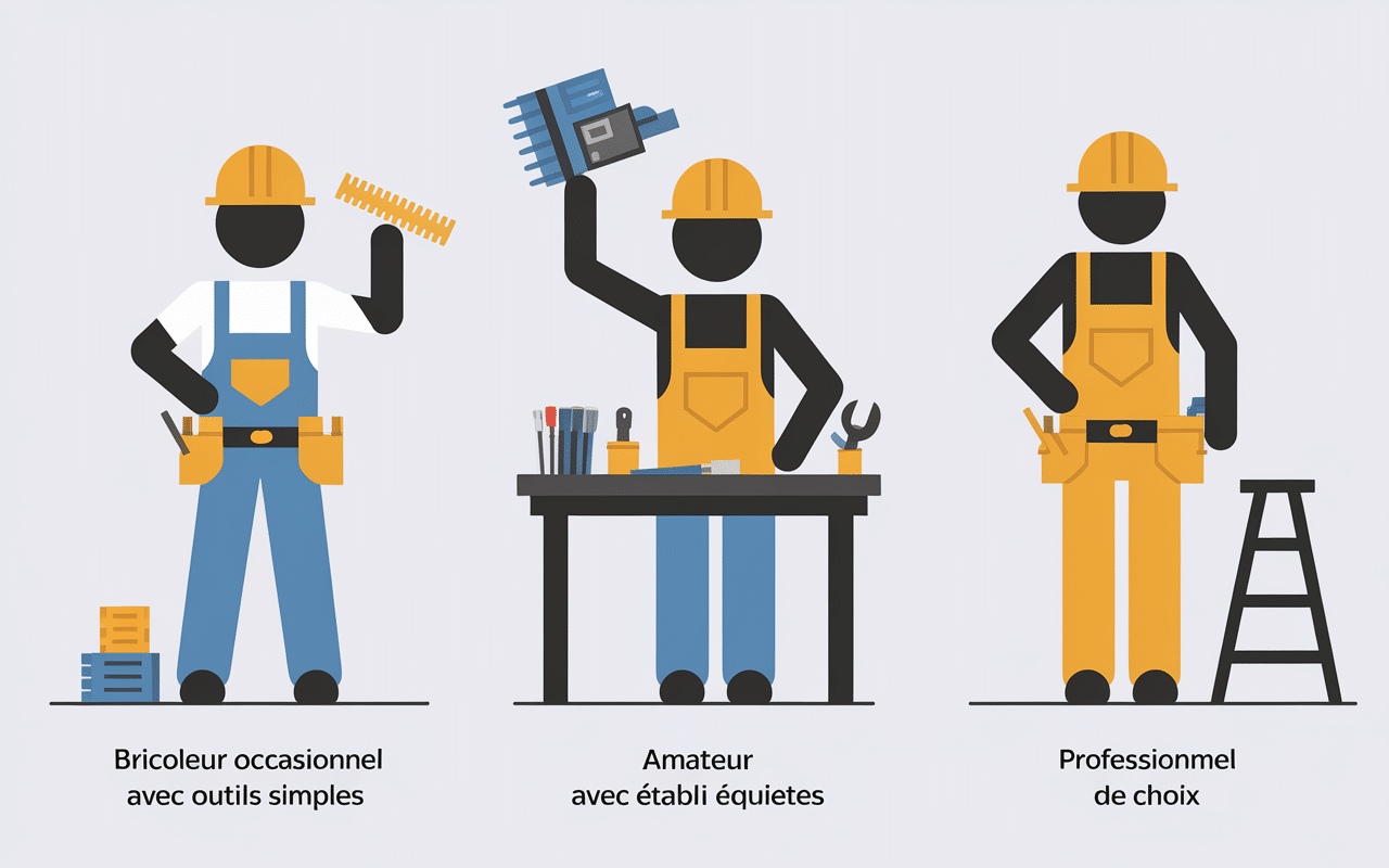 Infographie choix scie sauteuse Racetools utilisateurs