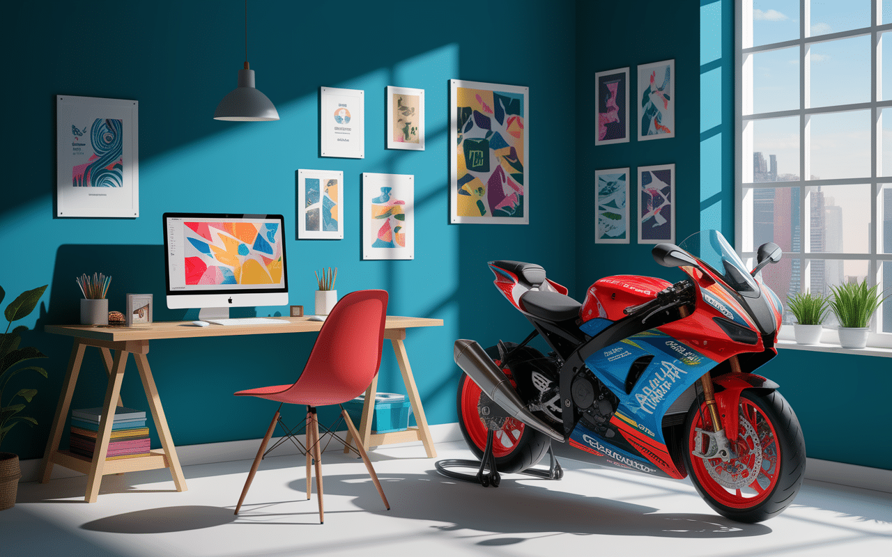 atelier graphique clemence design services klemens design adhesifs motos
