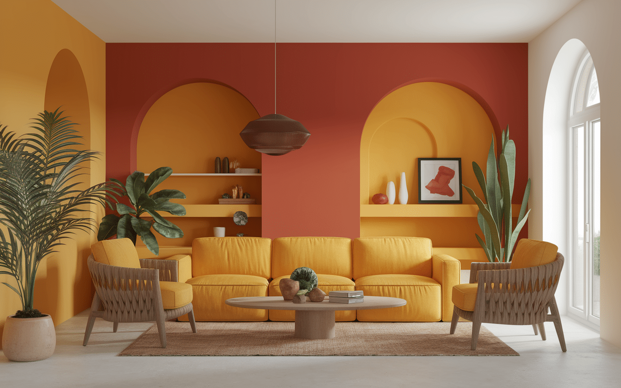 maison robert tatin blog intérieur couleurs ocre rouge terre céramiques