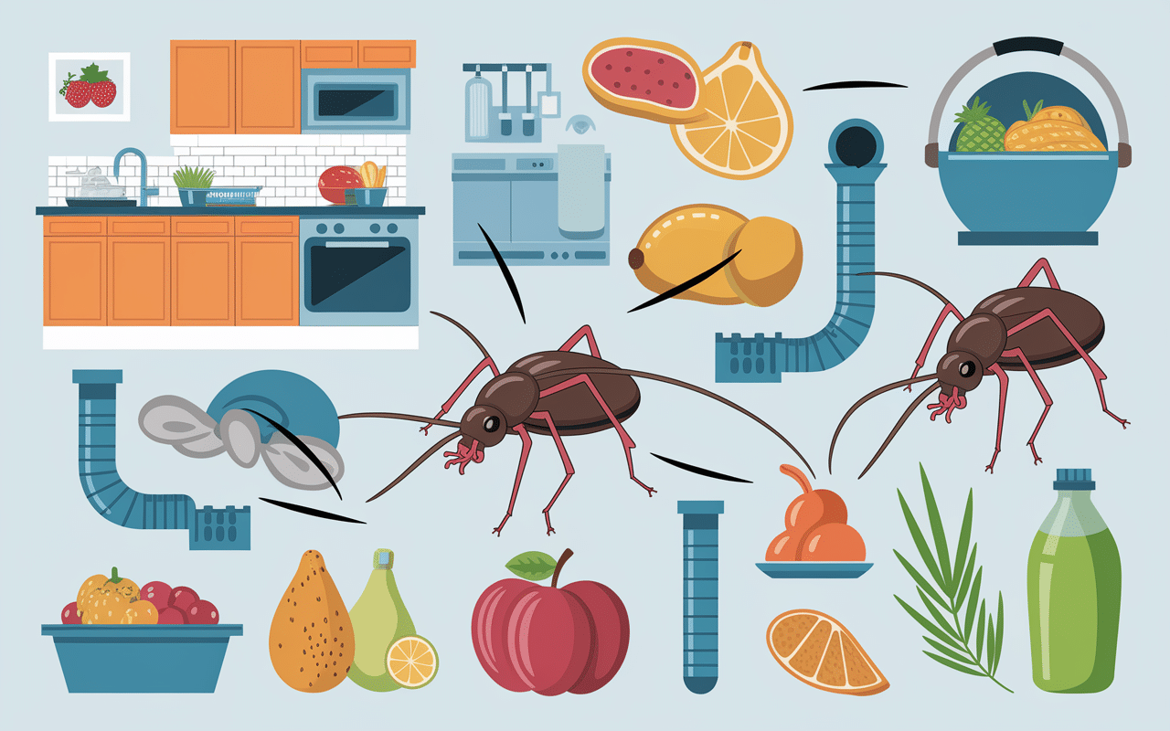 Facteurs attirant mouche a la maison cuisine et dechets