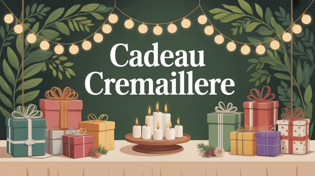 scène chaleureuse de pendaison de crémaillère avec cadeaux et décorations festives