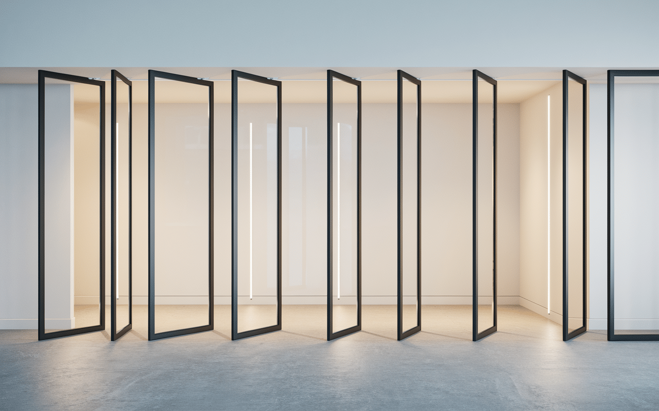 Collection systemes portes coulissantes Scrigno avec chassis rails et chariots