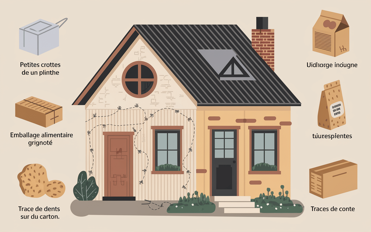 Signes d'infestation pour se débarrasser des souris remède de grand-mère