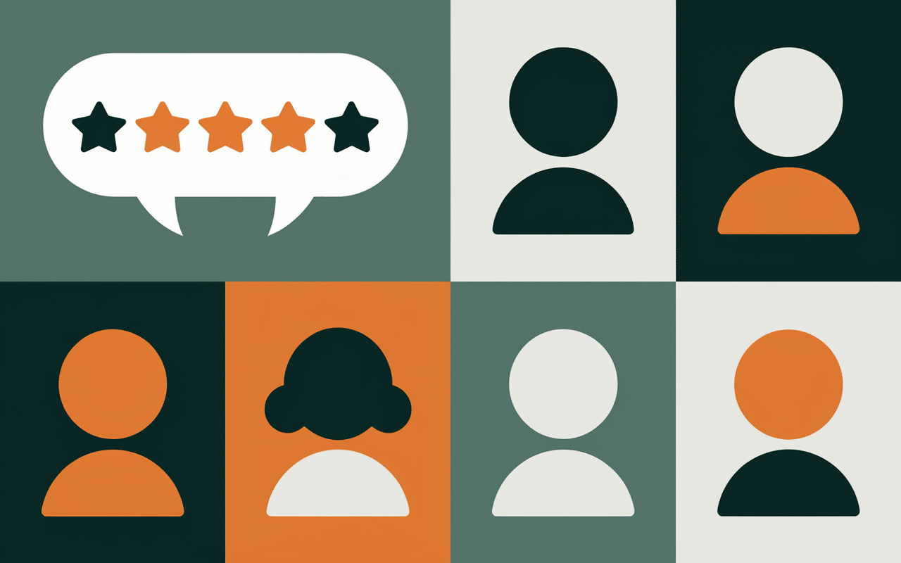 Collage avis utilisateurs avec étoiles