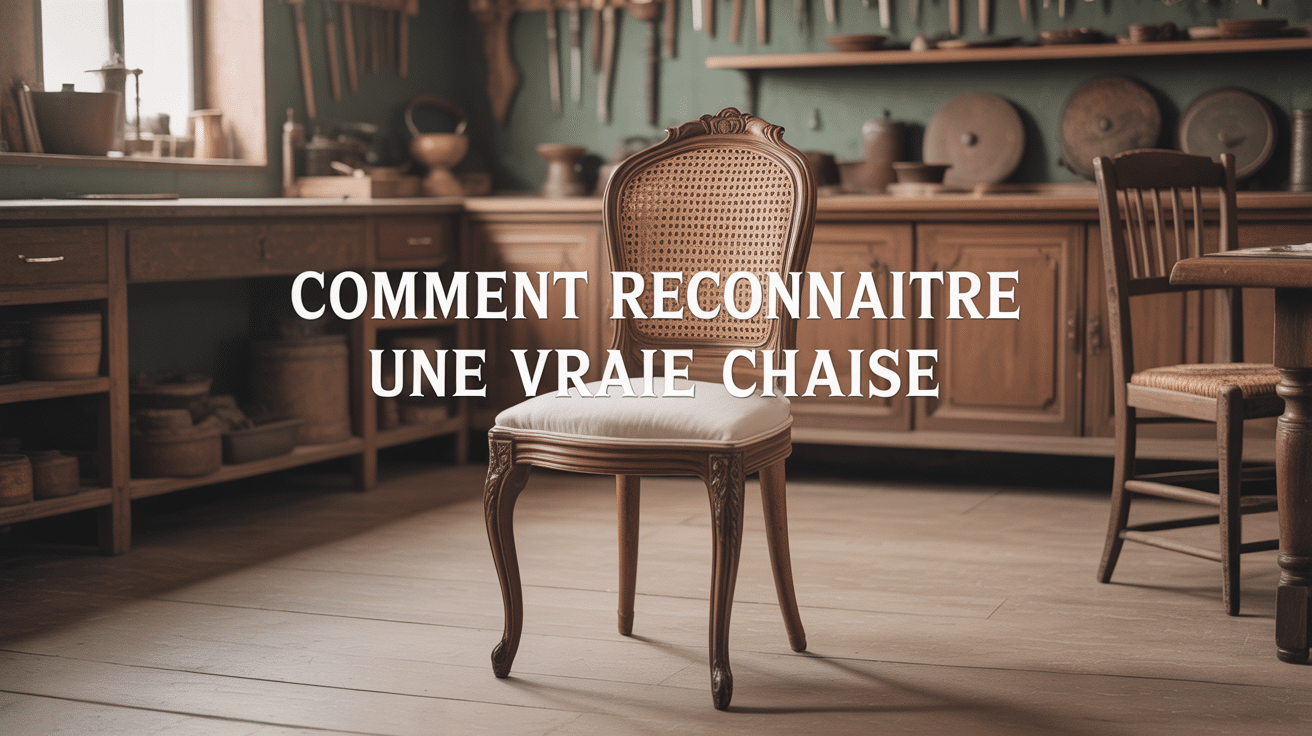 Chaise bistrot vintage authentique