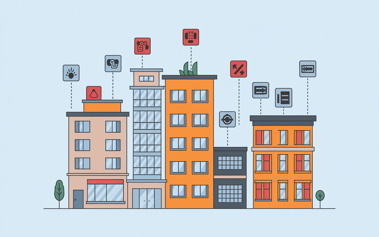 Schéma SSI D bâtiment