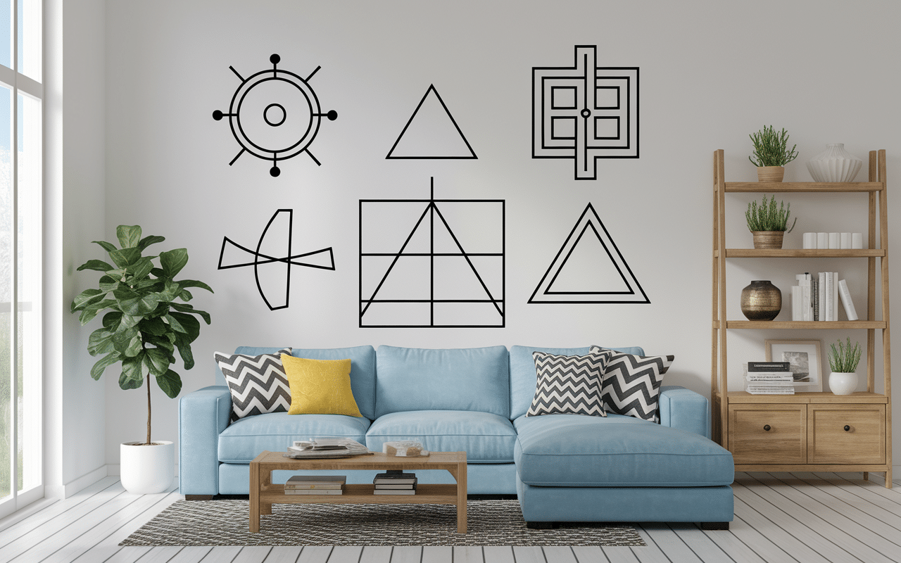 Détails symboles cambriolage roumain