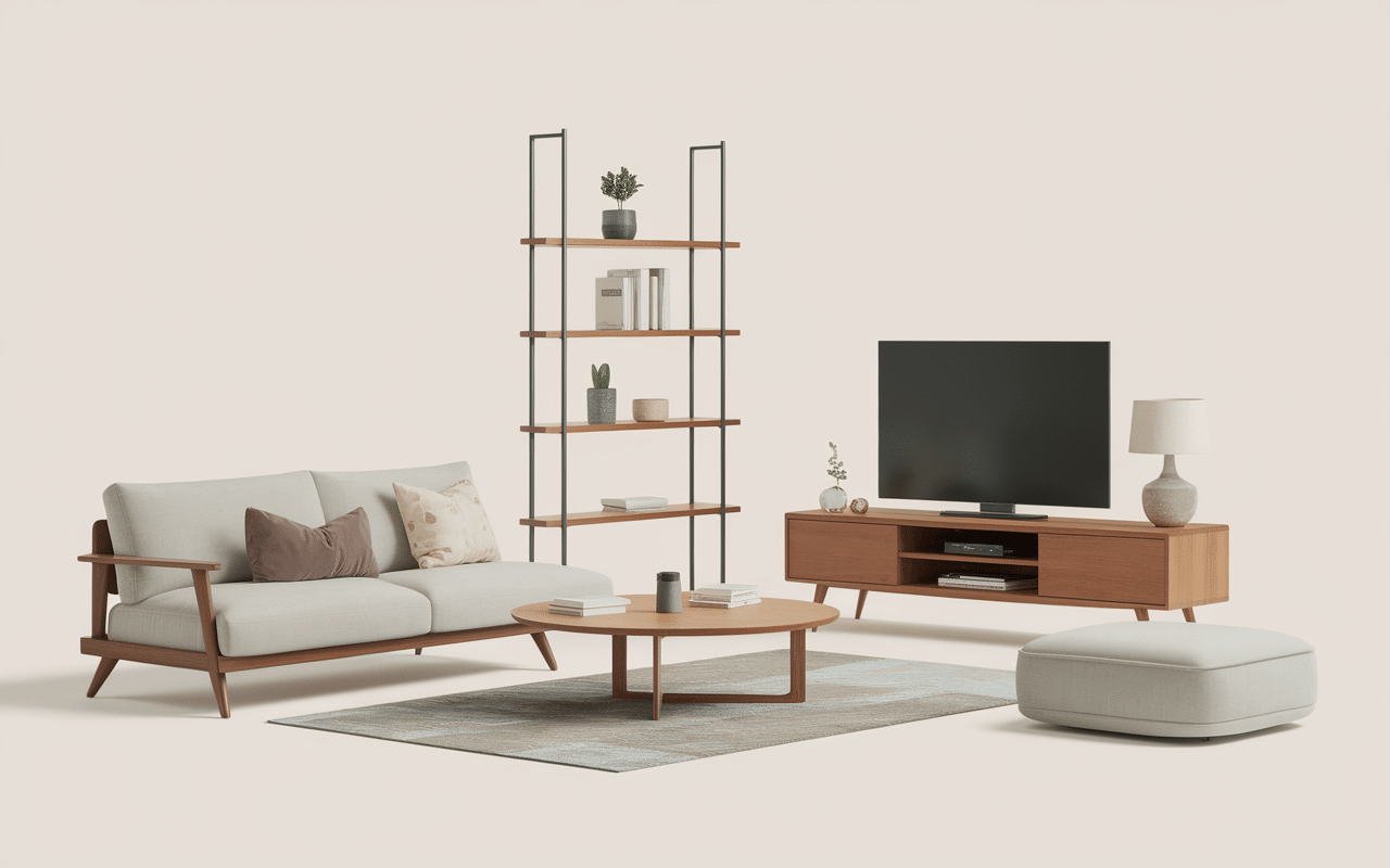 Mobilier intelligent pour 20m2