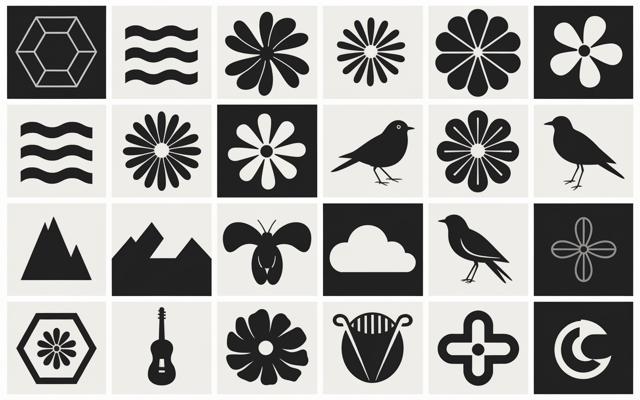 Types de motifs japonais : géométrique, floral, animalier