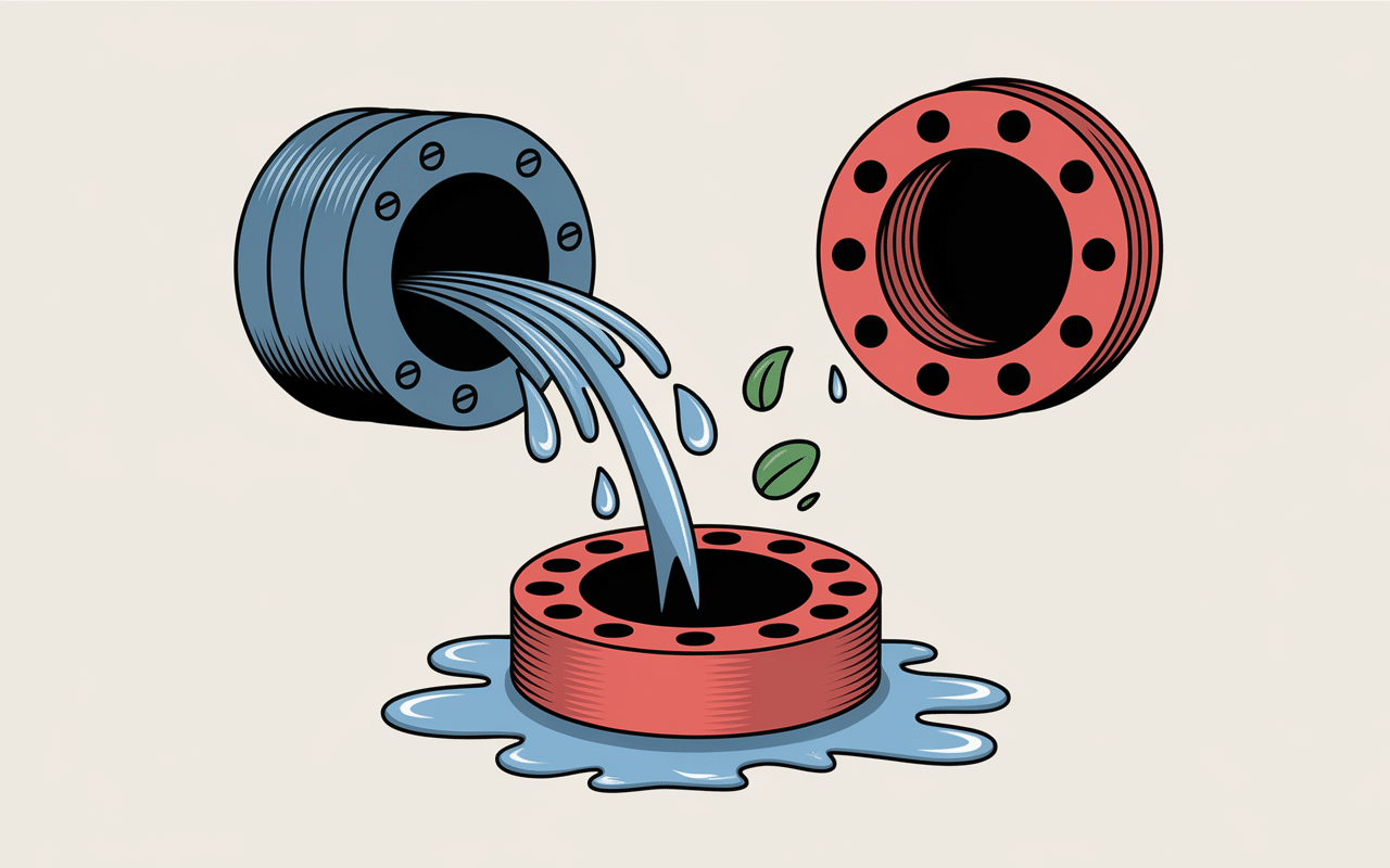 Effets trou robinet autoperceur corrosion