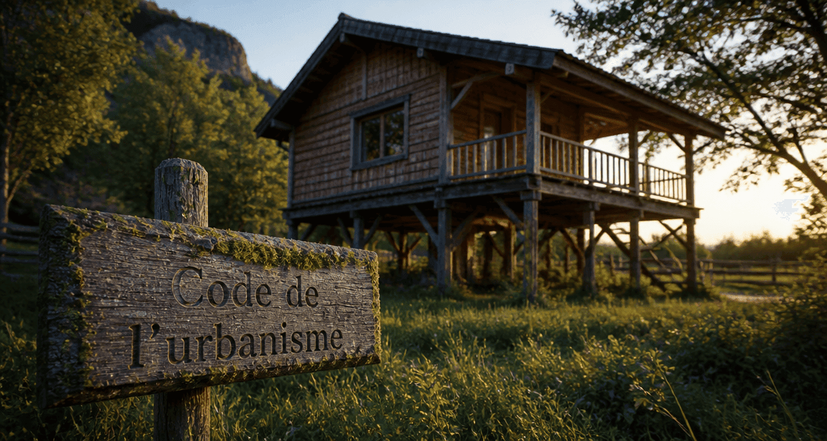chalet sur pilotis terrain non constructible