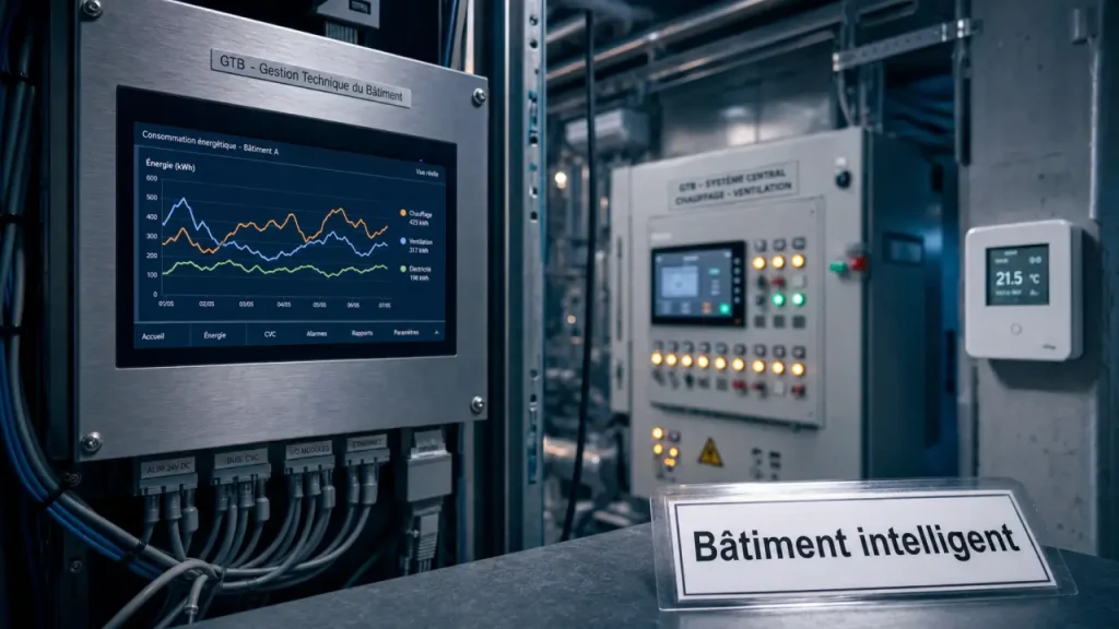 Bâtiment intelligent : capteurs, GTB et confort sans complexité inutile