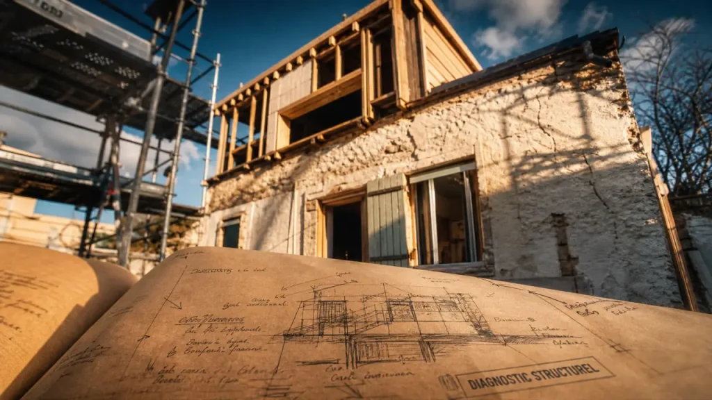 Surélévation d’une maison ancienne : fondations, PLU et matériaux à verrouiller avant le chantier