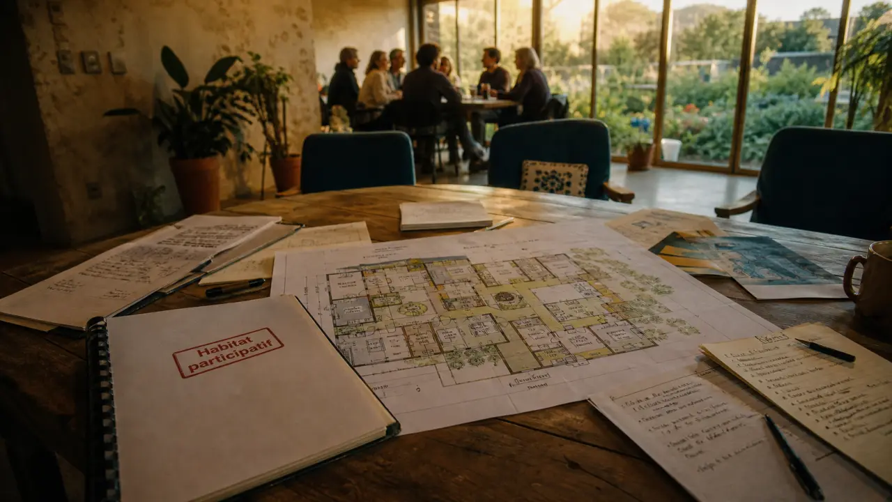 Cohabitat France : logements privés et espaces communs, charte Habitat participatif
